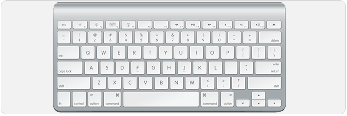 Создание клавиатуры Apple в фотошопе