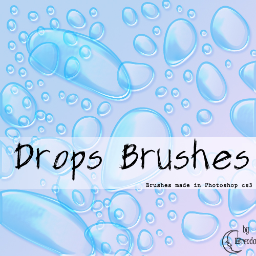 Кисти для Photoshop - Drops Brushes by Brenda Кисти для Photoshop - Drops Brushes by Brenda