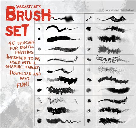 Velvetcat Brush Set Velvetcat Brush Set