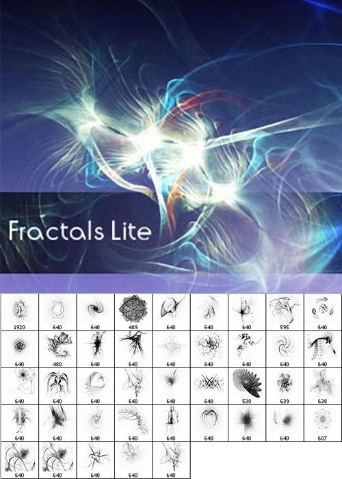 Кисти для Photoshop - Fractals Lite Кисти для Photoshop - Fractals Lite