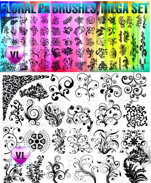 Floral Brushes - Mega Set Floral Brushes - Mega Set