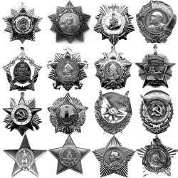 Soviet Ordens Brushes By Igor Kvochka. ����� ��� Photoshop