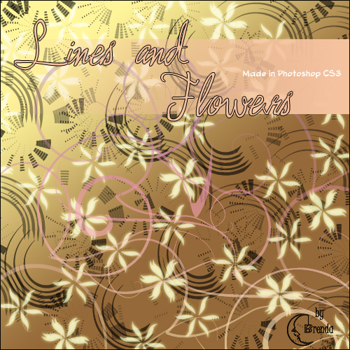 Кисти для Photoshop - Lines and Flowers Brushes by Brenda Кисти для Photoshop - Lines and Flowers Brushes by Brenda