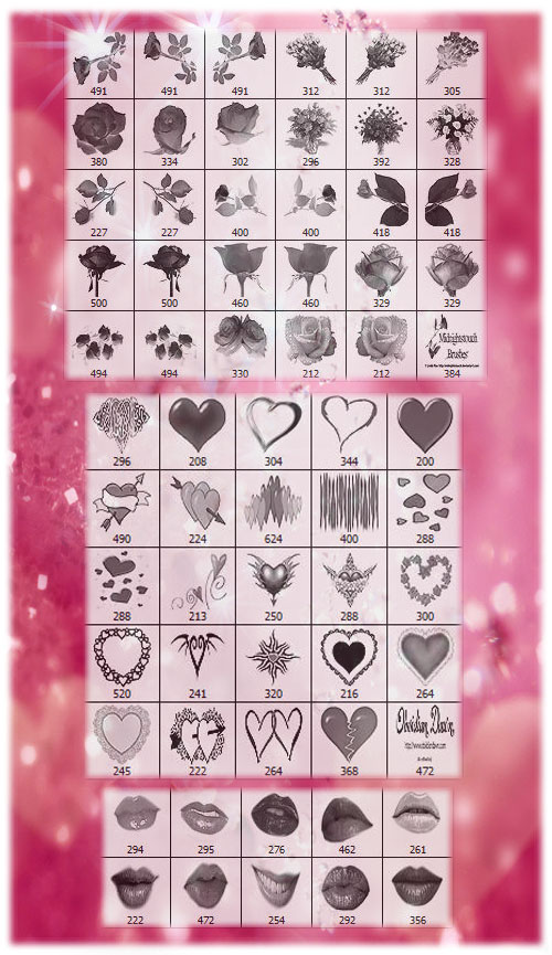St.Valentine's Day LOVE Brushes St.Valentine's Day LOVE Brushes