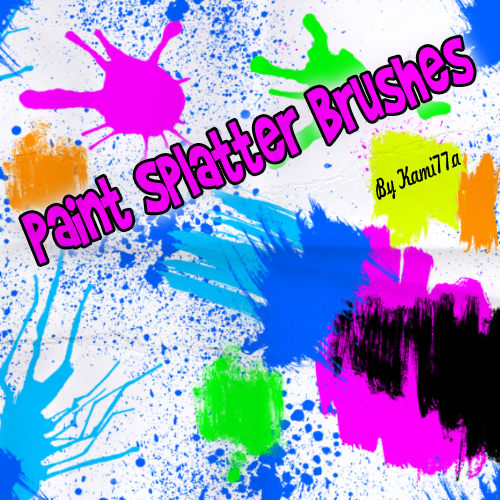Paint Splatter Brushes - Кисти "брызги" Paint Splatter Brushes - Кисти "брызги"