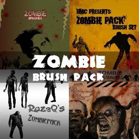 Zombie Photoshop Brushes