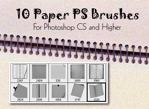 Paper ps brushes Paper ps brushes
