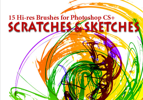 Grunge Brushes: Scratches and Sketches