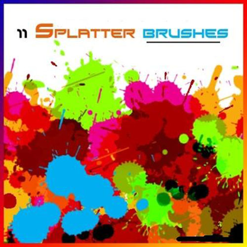 Splatters Brushes Pack Splatters Brushes Pack