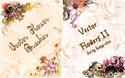 Vector Flower Brushes