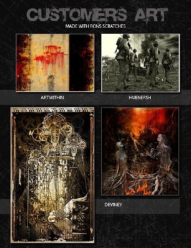 RONS SCRATCHES NEW REVIEW Photoshop Brushes RONS SCRATCHES NEW REVIEW Photoshop Brushes