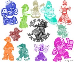 Urban Scrawl &amp; Hip Hop Brushes. ����� ��� Photoshop