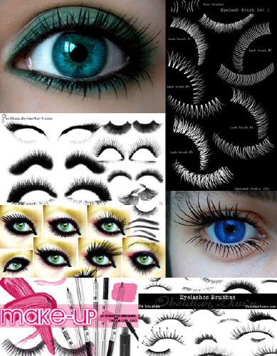 Кисти для Photoshop - Eyelash Brush Pack Кисти для Photoshop - Eyelash Brush Pack