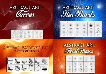 Photoshop Brushes-Set Of Abstract Photoshop Brushes-Set Of Abstract