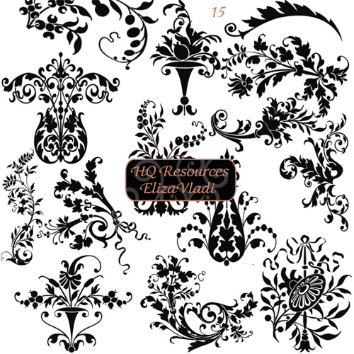 Damask pattern Brushes