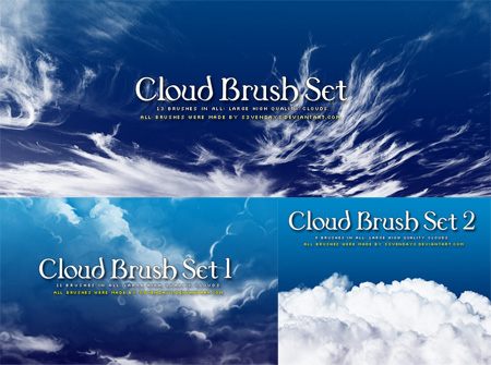 Clouds Photoshop Brushes (3 Sets) Clouds Photoshop Brushes (3 Sets)