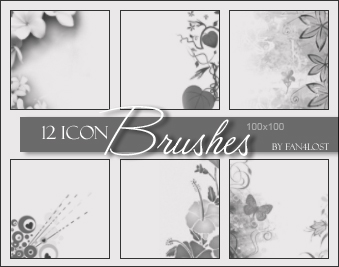 Floral Icon Borders. ����� ��� Photoshop