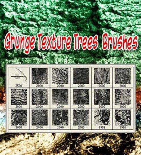 Grunge Texture Trees Brushes