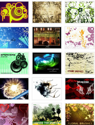 Top 25 sets photoshop brushes