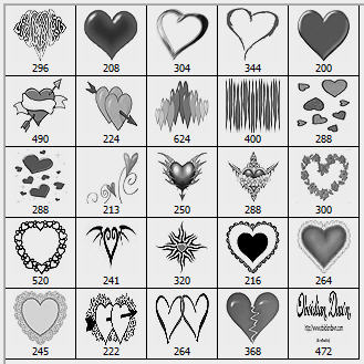 St.Valentine's Day LOVE Brushes St.Valentine's Day LOVE Brushes