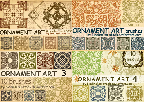 Ornament Art Brushes Ornament Art Brushes