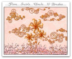 Swirls and Curls. ����� ��� Photoshop