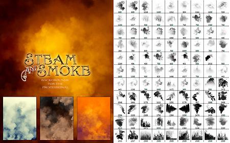 Кисти и текстуры Rons Steam and Smoke для Вашей коллекции Кисти и текстуры Rons Steam and Smoke для Вашей коллекции