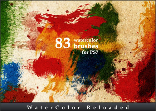 Brushes for Photoshop - WaterColor Reloaded Brushes for Photoshop - WaterColor Reloaded