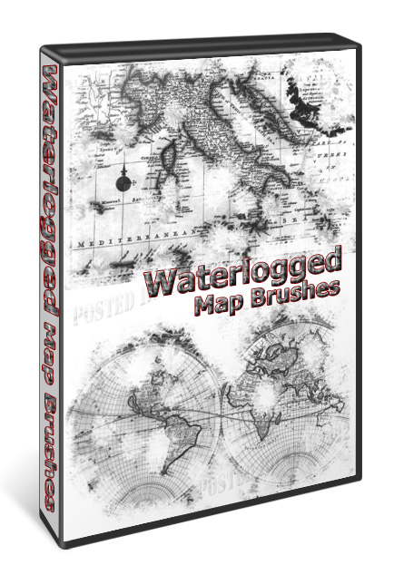 Waterlogged Map Brushes Waterlogged Map Brushes