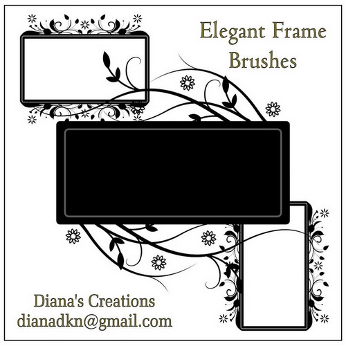 Decor Frame Brushes 5  By Diana Creations   -  5