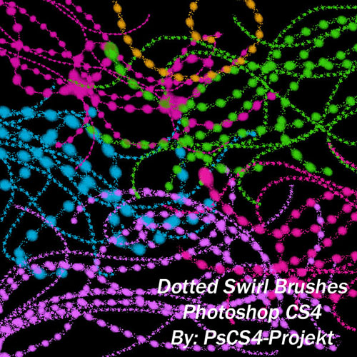 Brushes for Photoshop - Dotted Swirl Ps CS4 Brushes for Photoshop - Dotted Swirl Ps CS4