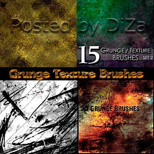 Grunge Texture Brushes
