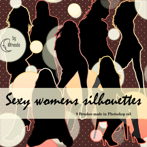 Кисти для Photoshop - Sexy Women Silhouettes Brushes by Brenda Кисти для Photoshop - Sexy Women Silhouettes Brushes by Brenda
