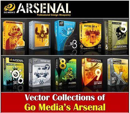 Go Media's Arsenal - ( Complete Photoshop Brush Sets 1-14 )