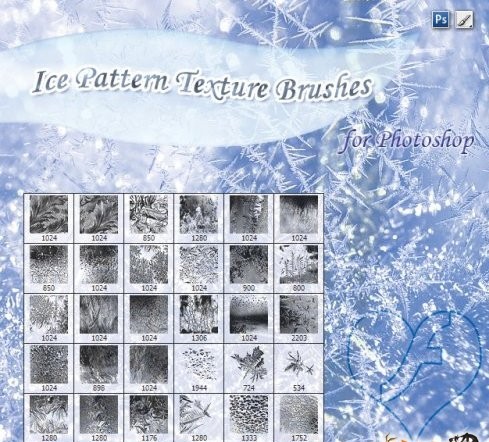 Brushes Кисти Ледяные Текстуры Brushes Кисти Ледяные Текстуры