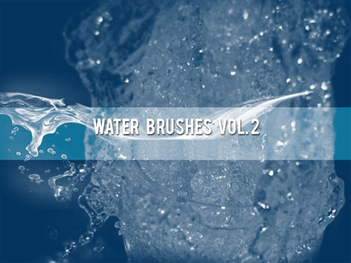 Water Brushes for Photoshop Vol. 2 Water Brushes for Photoshop Vol. 2