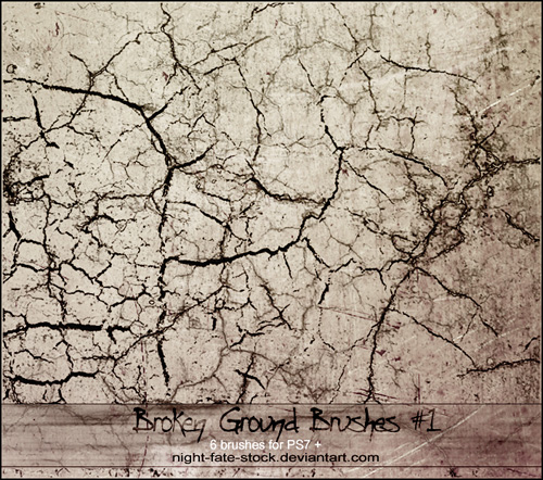 Broken ground brushes