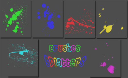 Кисти для фотошопа брызги - "brushes splatters" Кисти для фотошопа брызги - "brushes splatters"