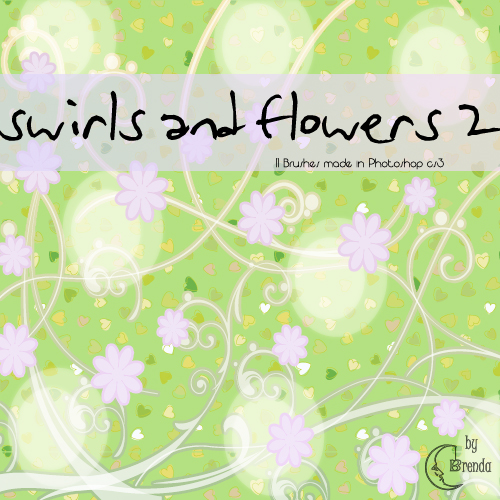 Кисти для Photoshop - Swirls and Flowers II by Brenda Кисти для Photoshop - Swirls and Flowers II by Brenda