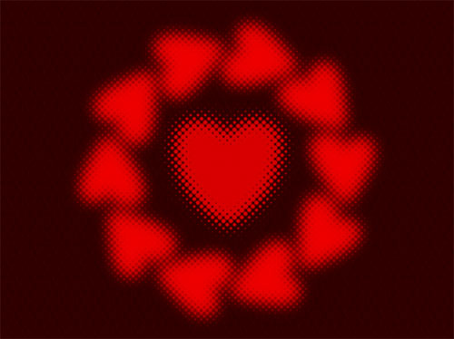 Brushes for Photoshop - Halftone Hearts Brushes for Photoshop - Halftone Hearts