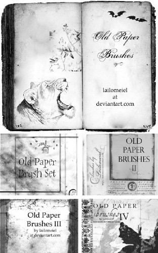 Old Paper Brush Pack Old Paper Brush Pack