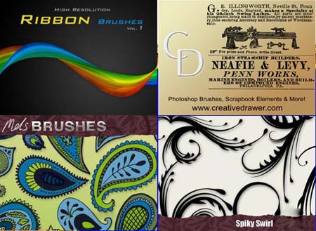 Decorative Photoshop Brushes Collection