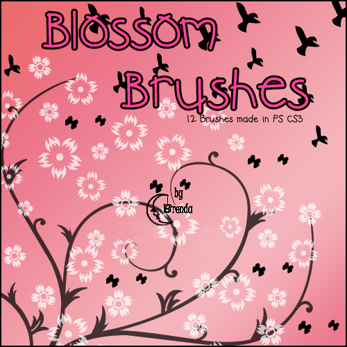 Кисти для Photoshop - Blossom Brushes by Brenda Кисти для Photoshop - Blossom Brushes by Brenda