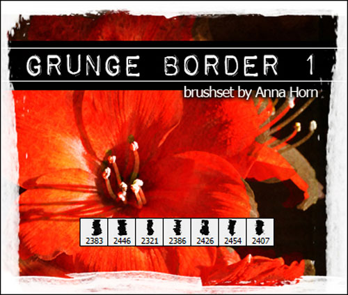 Brushes for Photoshop - Grunge Border Pack 1 Brushes for Photoshop - Grunge Border Pack 1