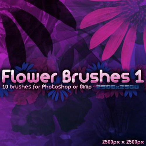 Photoshop Flower Brushes - Pack 1 Photoshop Flower Brushes - Pack 1