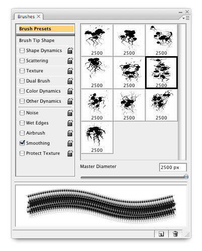 Photoshop Brushes: Abstract Splatter