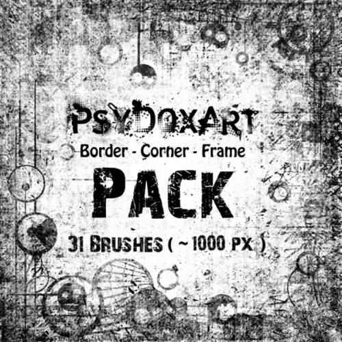 Кисти для Photoshop -Border-Corner-Frame-PACK Кисти для Photoshop -Border-Corner-Frame-PACK