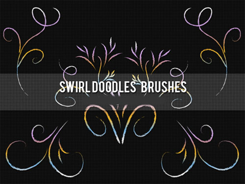 Brushes for Photoshop - Swirl Doodles Brushes for Photoshop - Swirl Doodles