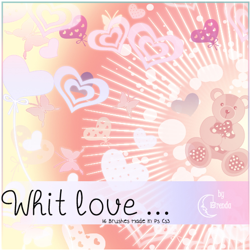 Кисти для Photoshop - Whit Love... by Brenda Кисти для Photoshop - Whit Love... by Brenda