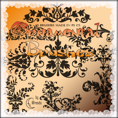 Кисти для Photoshop - Ornamental Brushes by Brenda Кисти для Photoshop - Ornamental Brushes by Brenda